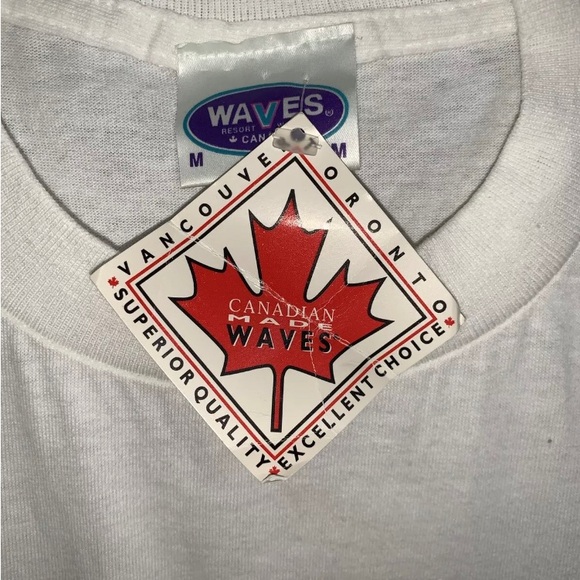 NEW Vintage OHL Mississauga IceDogs Hockey T-Shirt Size Medium Double Sided - Picture 4 of 4